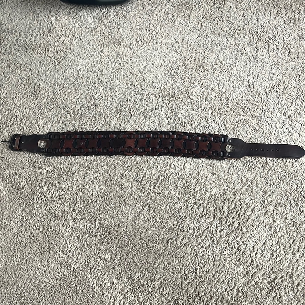 Brown small belt